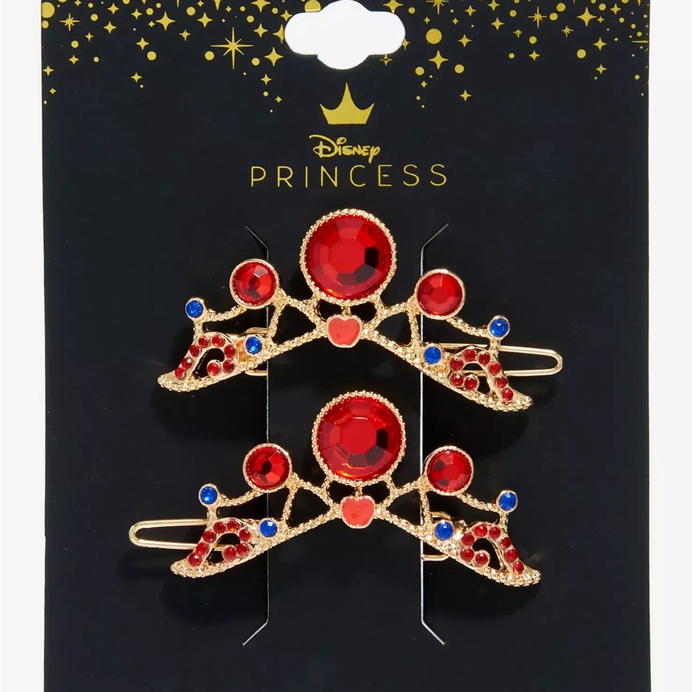 Disney Snow White and the Seven Dwarfs Snow White Crown Barrette Set Costume